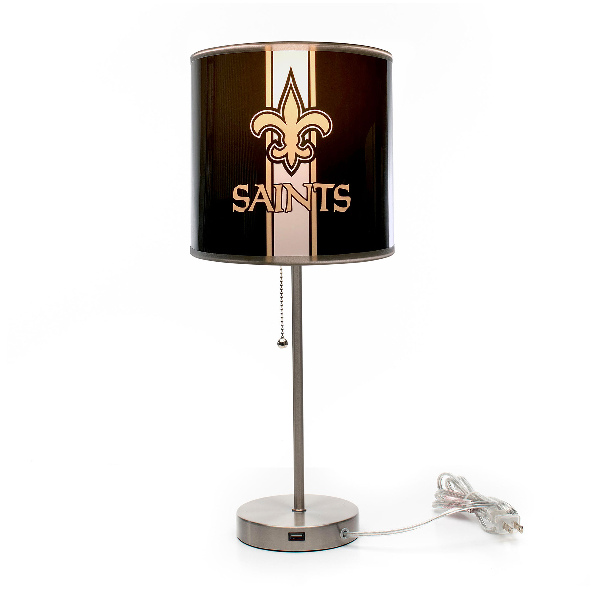 Imperial New Orleans Saints Chrome Desk Lamp