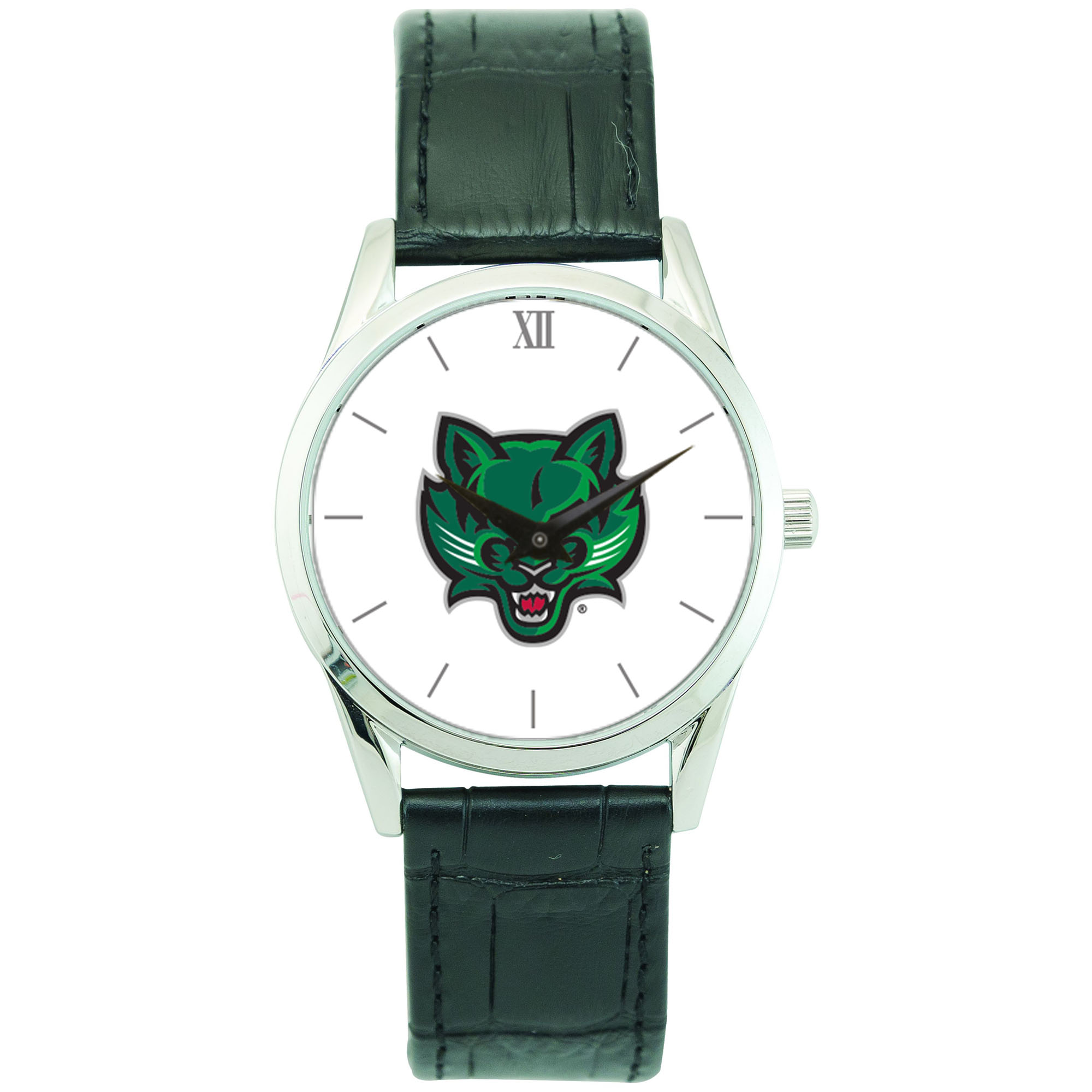 Unisex Silver Binghamton Bearcats Stainless Steel Wristwatch
