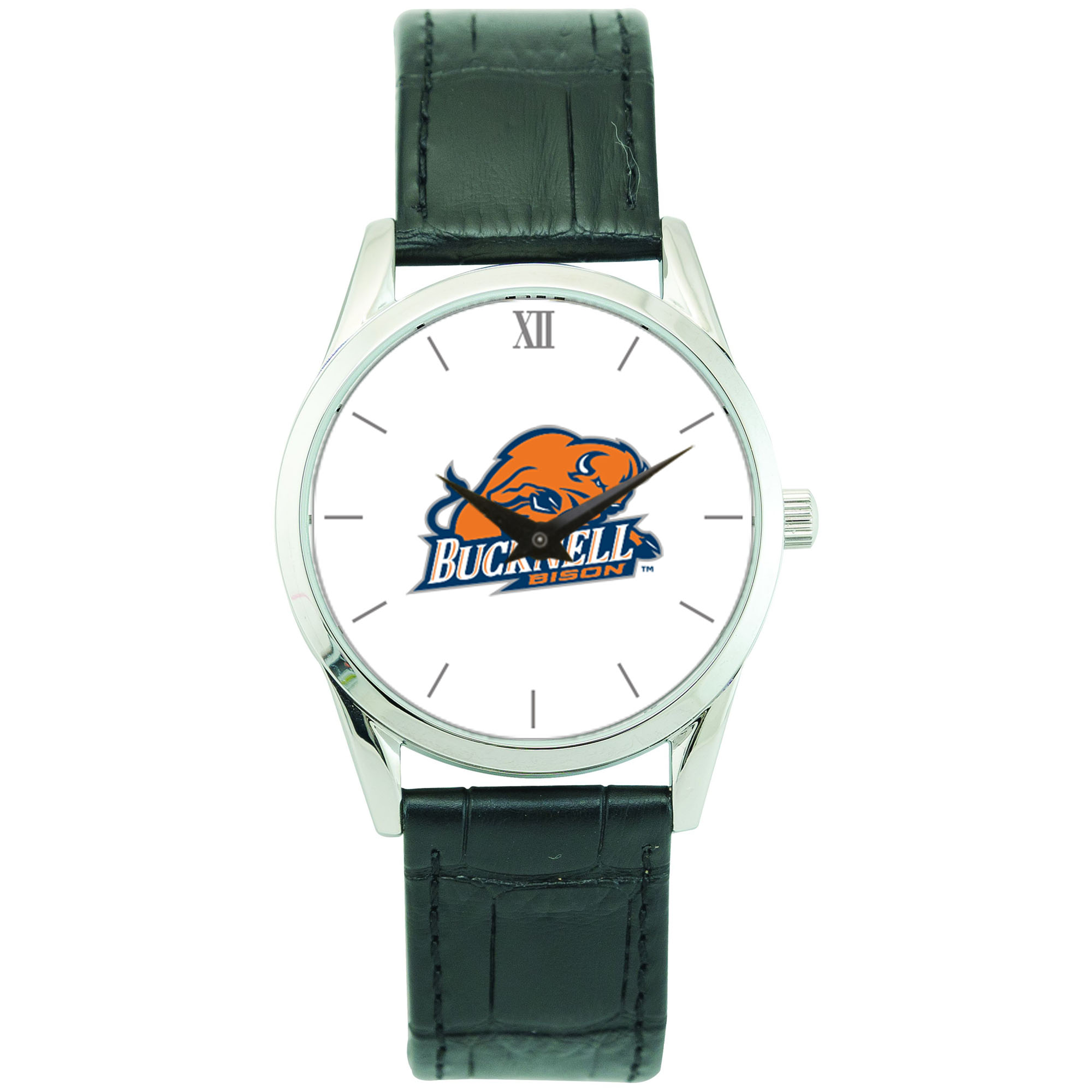 Unisex Silver Bucknell Bison Stainless Steel Wristwatch