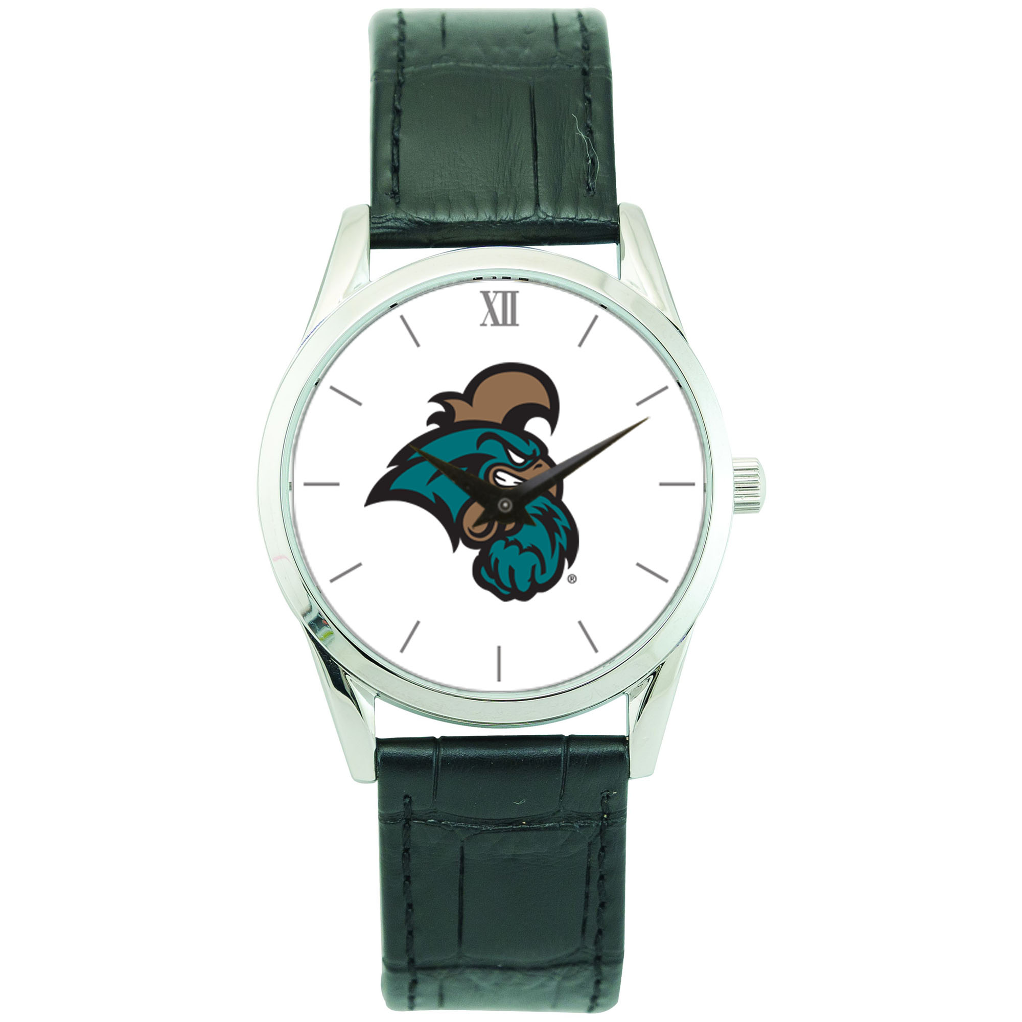 Unisex Silver Coastal Carolina Chanticleers Stainless Steel Wristwatch