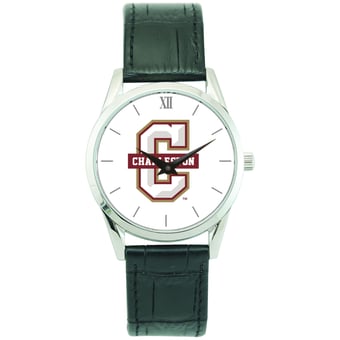 Unisex Silver Charleston Cougars Stainless Steel Wristwatch