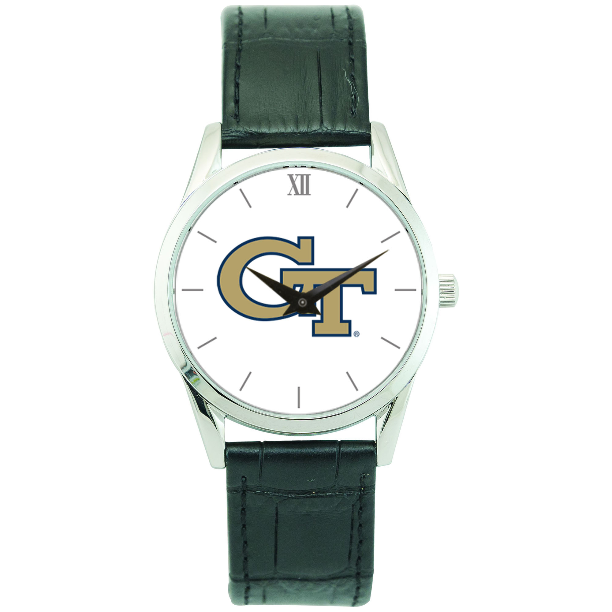 Unisex Silver Georgia Tech Yellow Jackets Stainless Steel Wristwatch