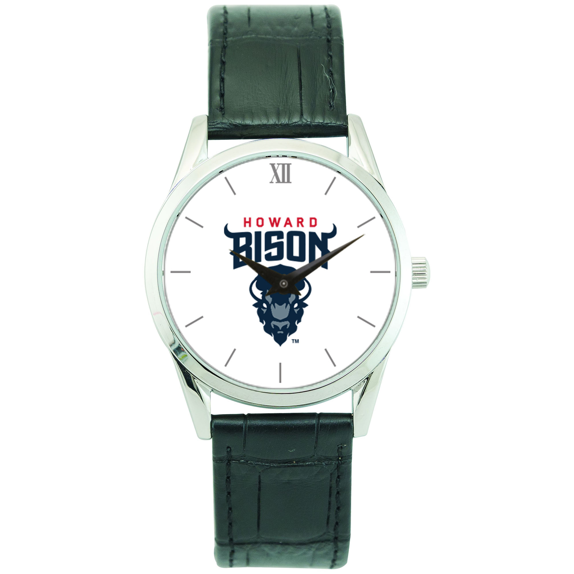Unisex Silver Howard Bison Stainless Steel Wristwatch