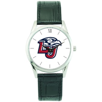Unisex Silver Liberty Flames Stainless Steel Wristwatch