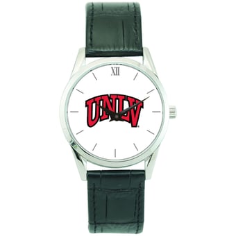 Unisex Silver UNLV Rebels Stainless Steel Wristwatch