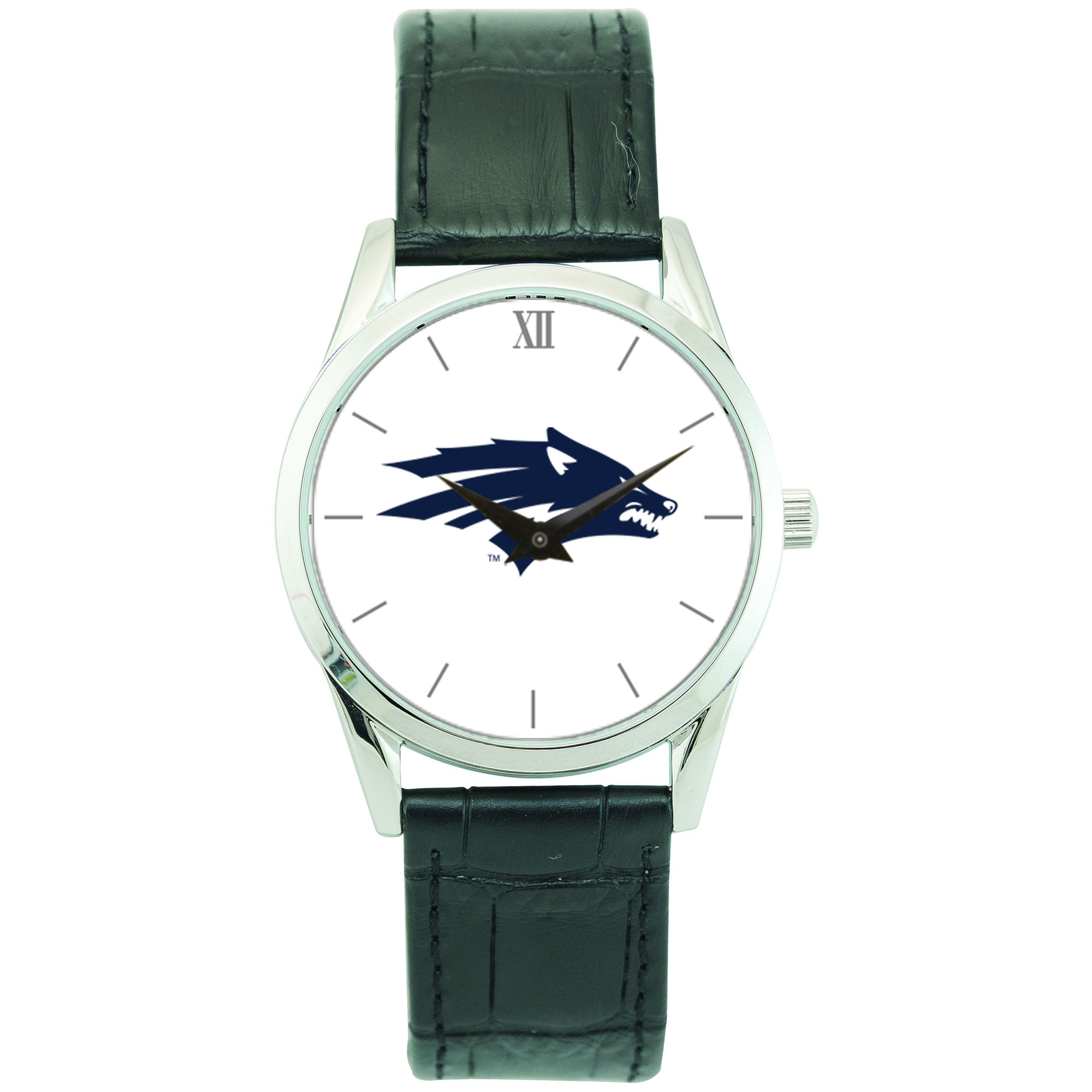 Unisex Silver Nevada Wolf Pack Stainless Steel Wristwatch