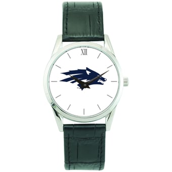 Unisex Silver Nevada Wolf Pack Stainless Steel Wristwatch