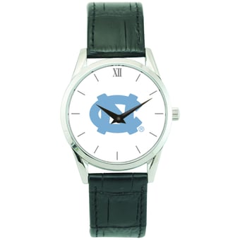 Unisex Silver North Carolina Tar Heels Stainless Steel Wristwatch