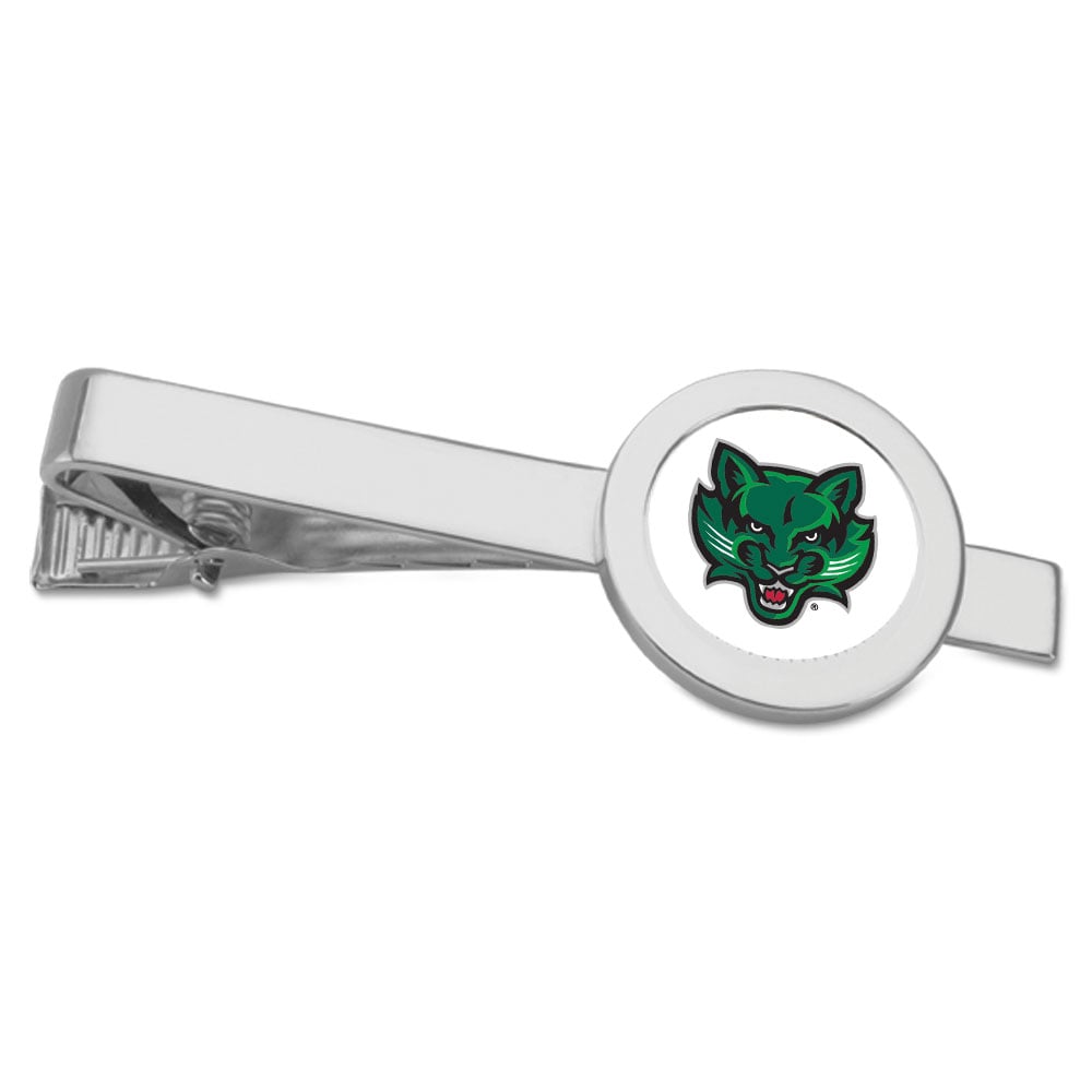 Silver Binghamton Bearcats Team Logo Tie Bar