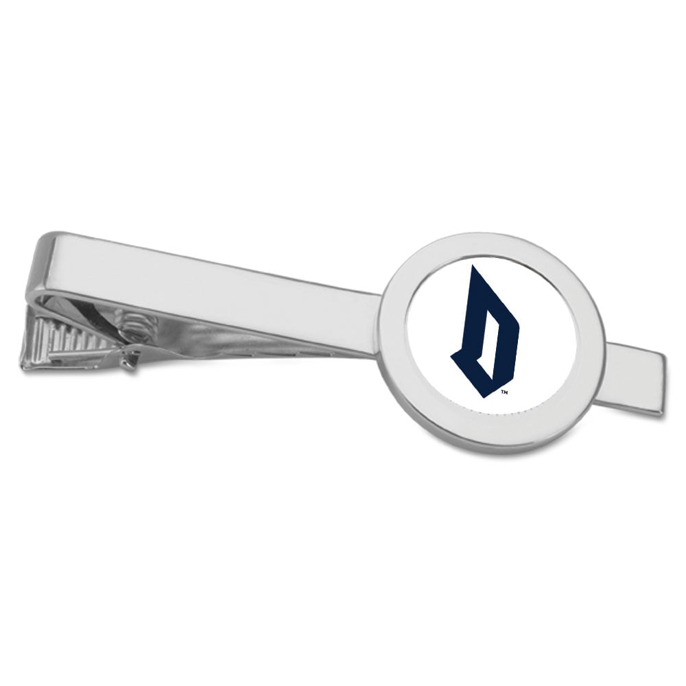 Silver Duquesne Dukes Team Logo Tie Bar