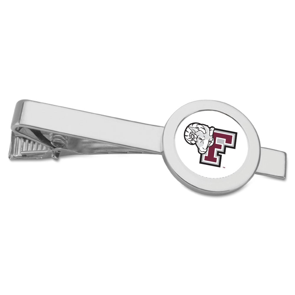 Silver Fordham Rams Team Logo Tie Bar