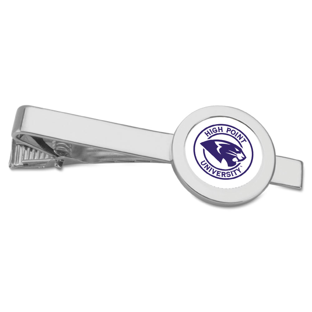 Silver High Point Panthers Team Logo Tie Bar