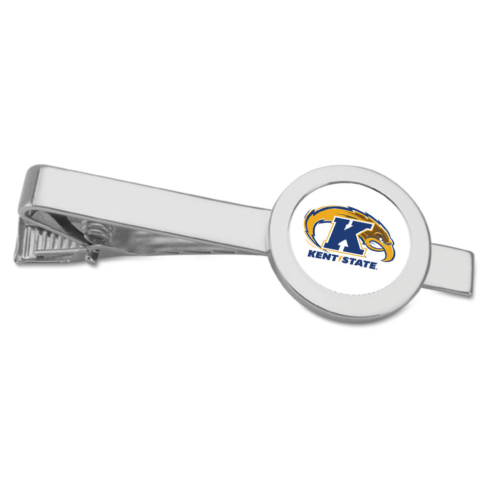 Silver Kent State Golden Flashes Team Logo Tie Bar