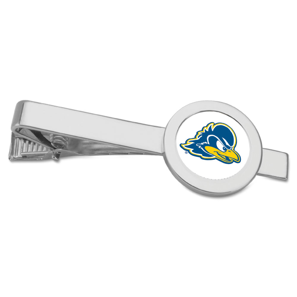 Silver Delaware Fightin' Blue Hens Team Logo Tie Bar