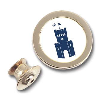 Gold Citadel Bulldogs Team Logo Lapel Pin