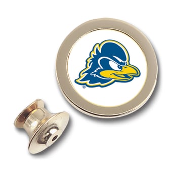 Gold Delaware Fightin' Blue Hens Team Logo Lapel Pin