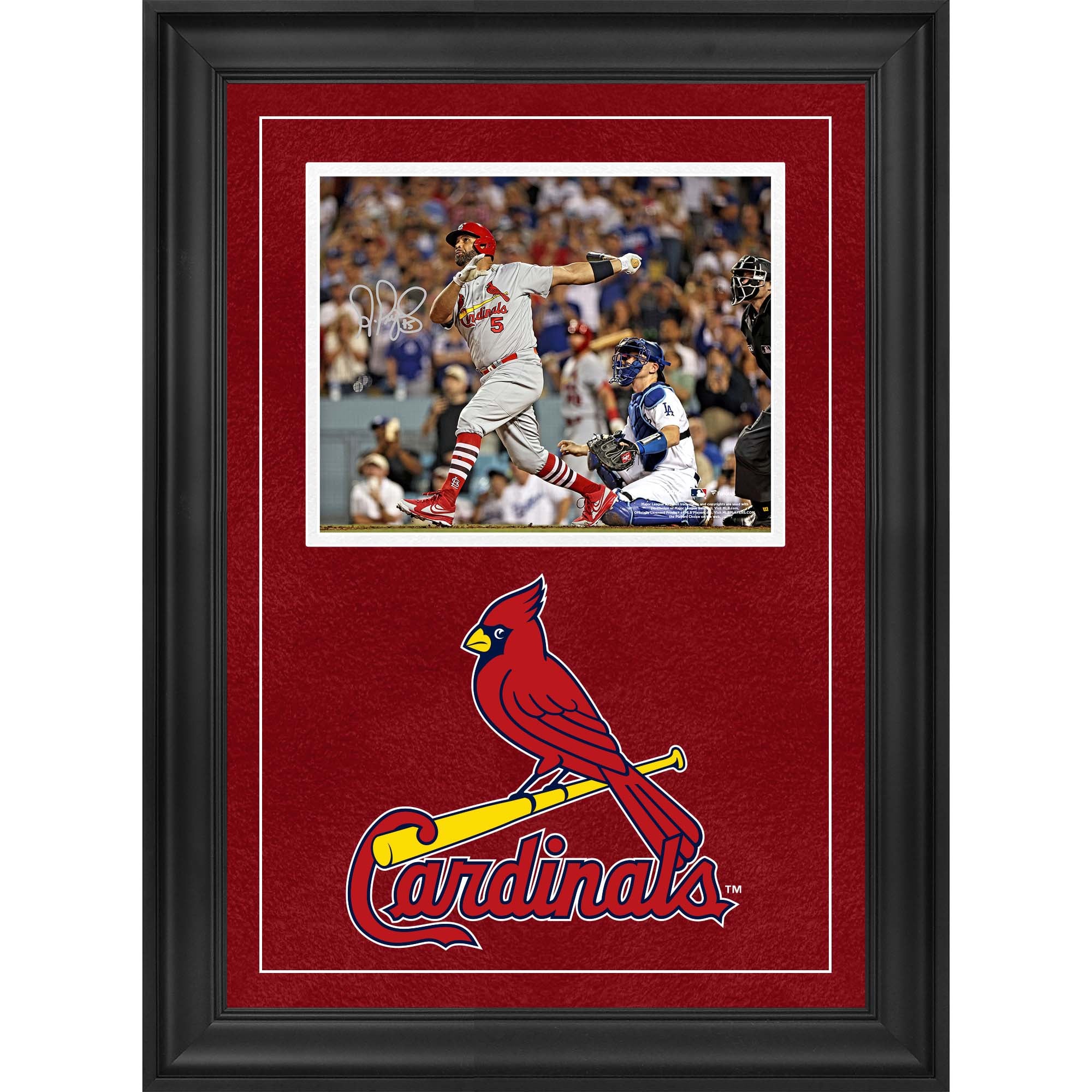 Fanatics Authentic Albert Pujols St. Louis Cardinals 700th Home Run Deluxe Framed Autographed 8” x 10” Photograph Fanatics Authentic Albert Pujols St. Louis Cardinals 700th Home Run Deluxe Framed Autographed 8” x 10” Photograph