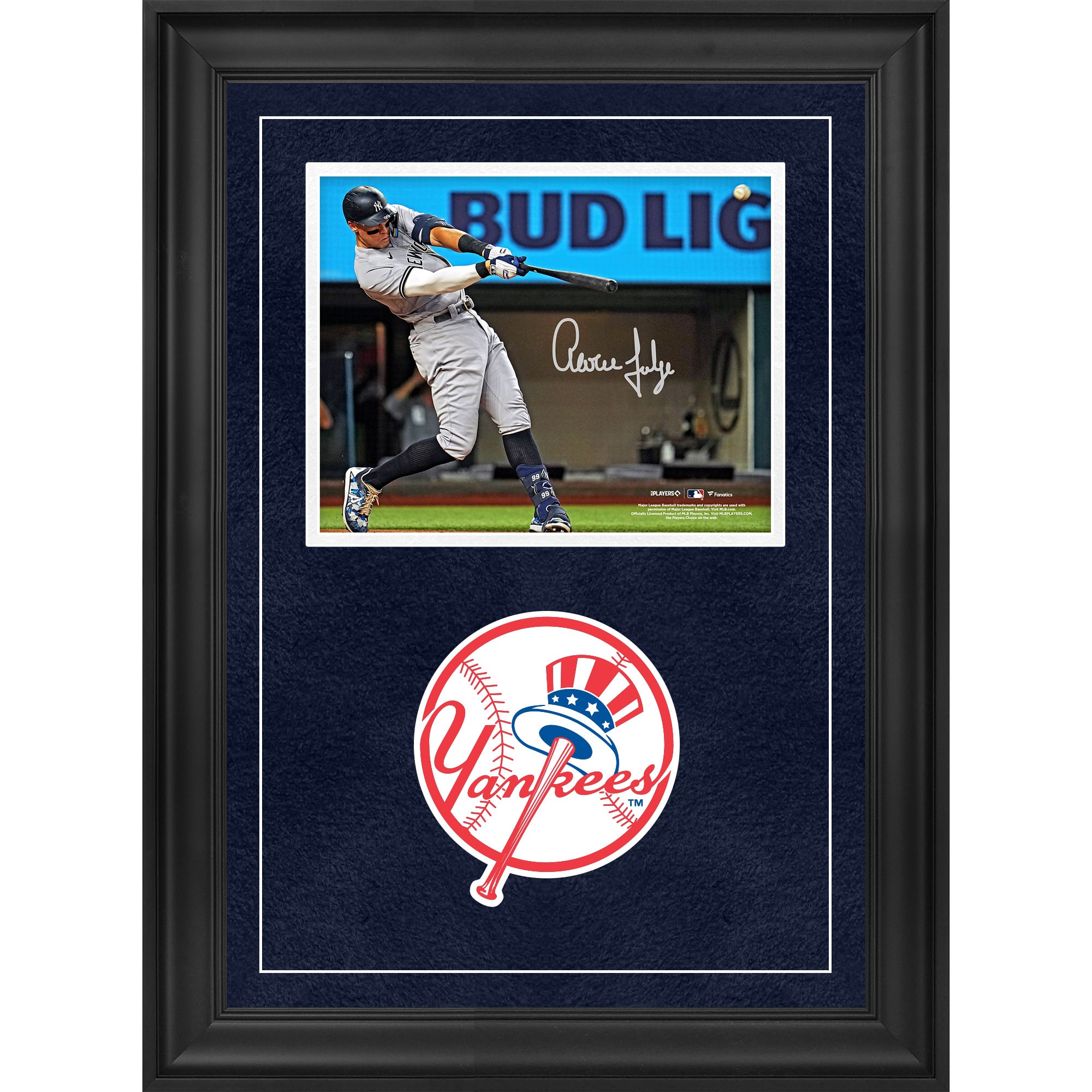 Fanatics Authentic Aaron Judge New York Yankees American League Home Run Record Deluxe Framed Autographed 8” x 10” Photograph Fanatics Authentic Aaron Judge New York Yankees American League Home Run Record Deluxe Framed Autographed 8” x 10” Photograph