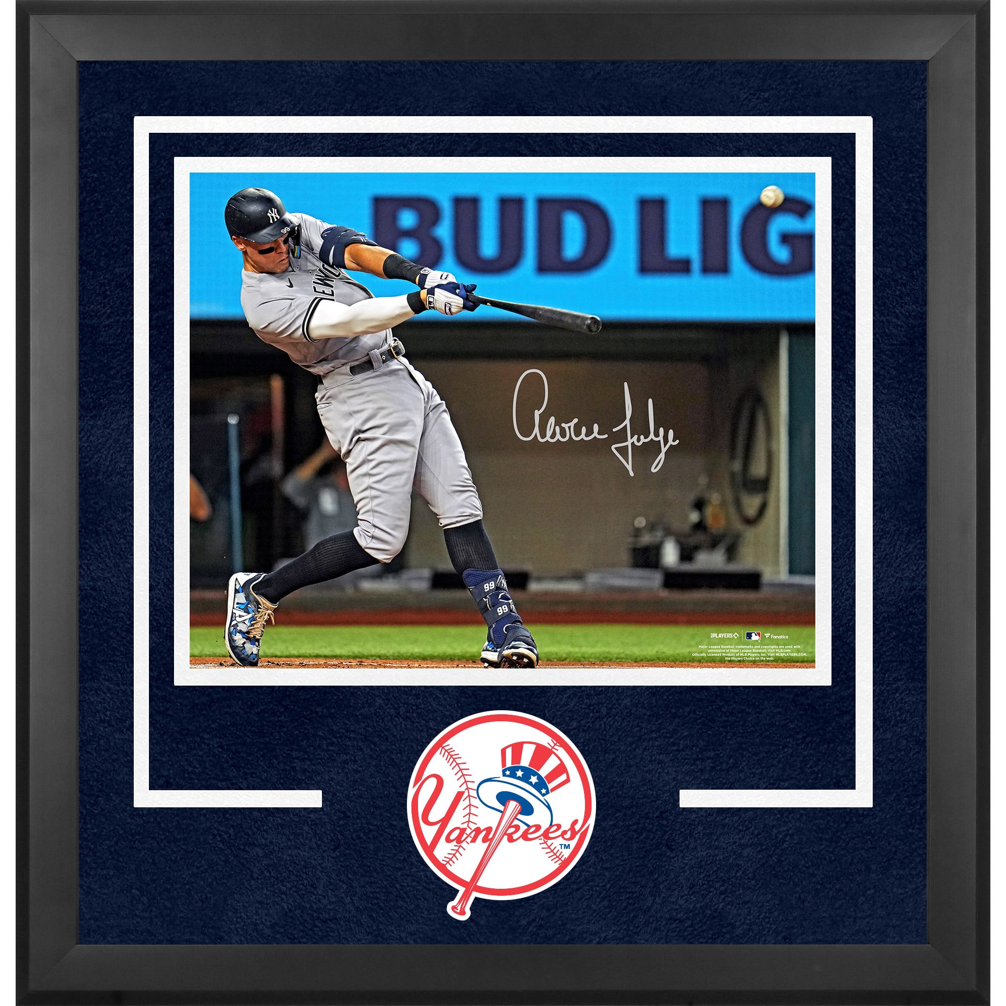 Fanatics Authentic Aaron Judge New York Yankees American League Home Run Record Deluxe Framed Autographed 16” x 20” Photograph Fanatics Authentic Aaron Judge New York Yankees American League Home Run Record Deluxe Framed Autographed 16” x 20” Photograph