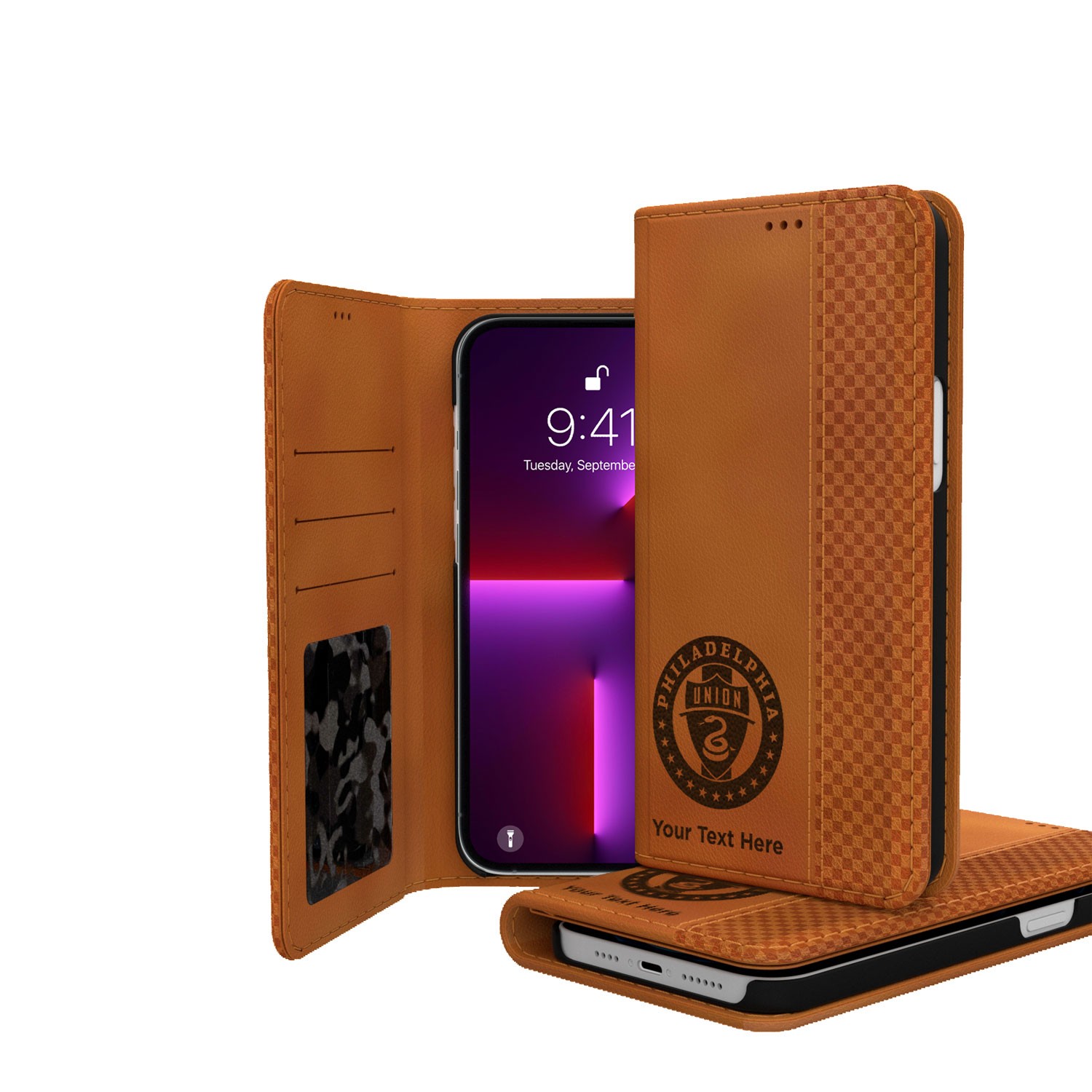 Philadelphia Union Personalized Burn Design iPhone Folio Case Philadelphia Union Personalized Burn Design iPhone Folio Case