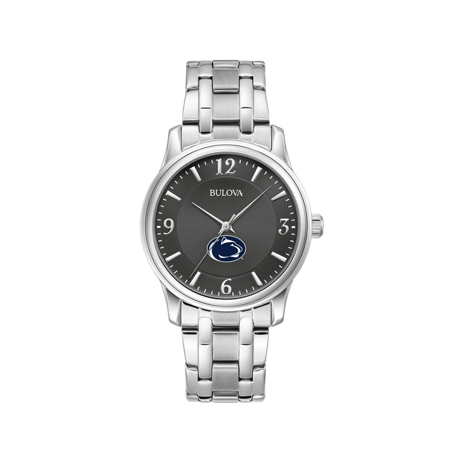 Men's Bulova Black Penn State Nittany Lions Stainless Steel Corporate Collection Watch