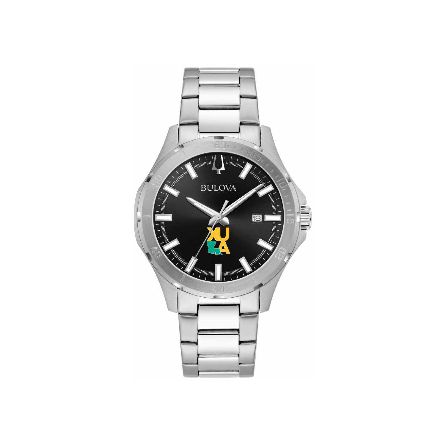 Men's Bulova Black XULA Gold Stainless Steel Classic Sport Watch