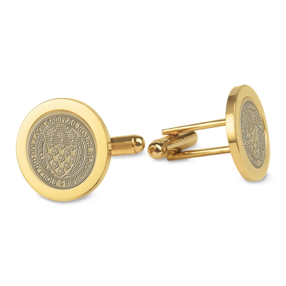 Men's Gold Saint Rose Golden Knights Cufflinks