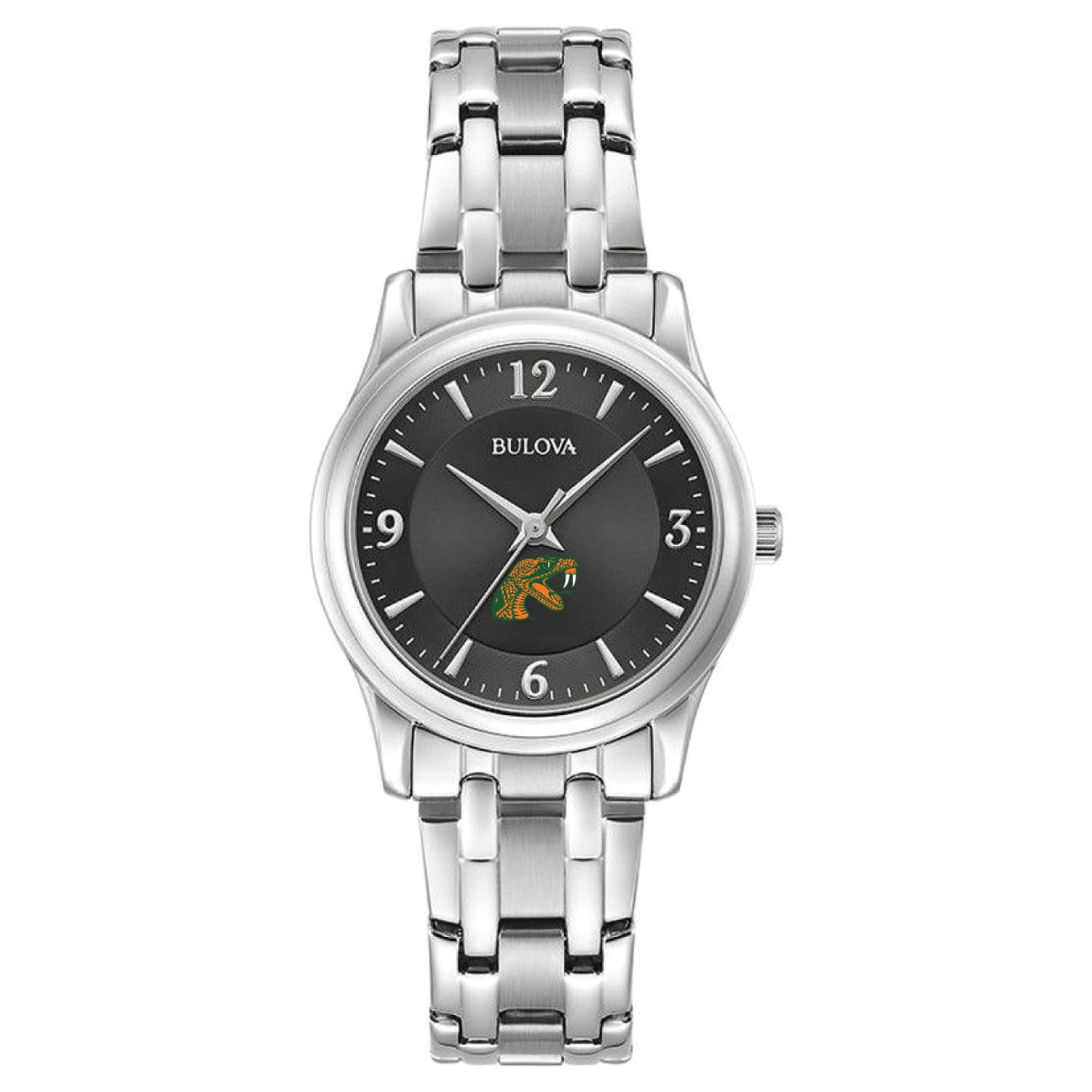 Women's Bulova Black Florida A&M Rattlers Corporate Collection Stainless Steel Watch