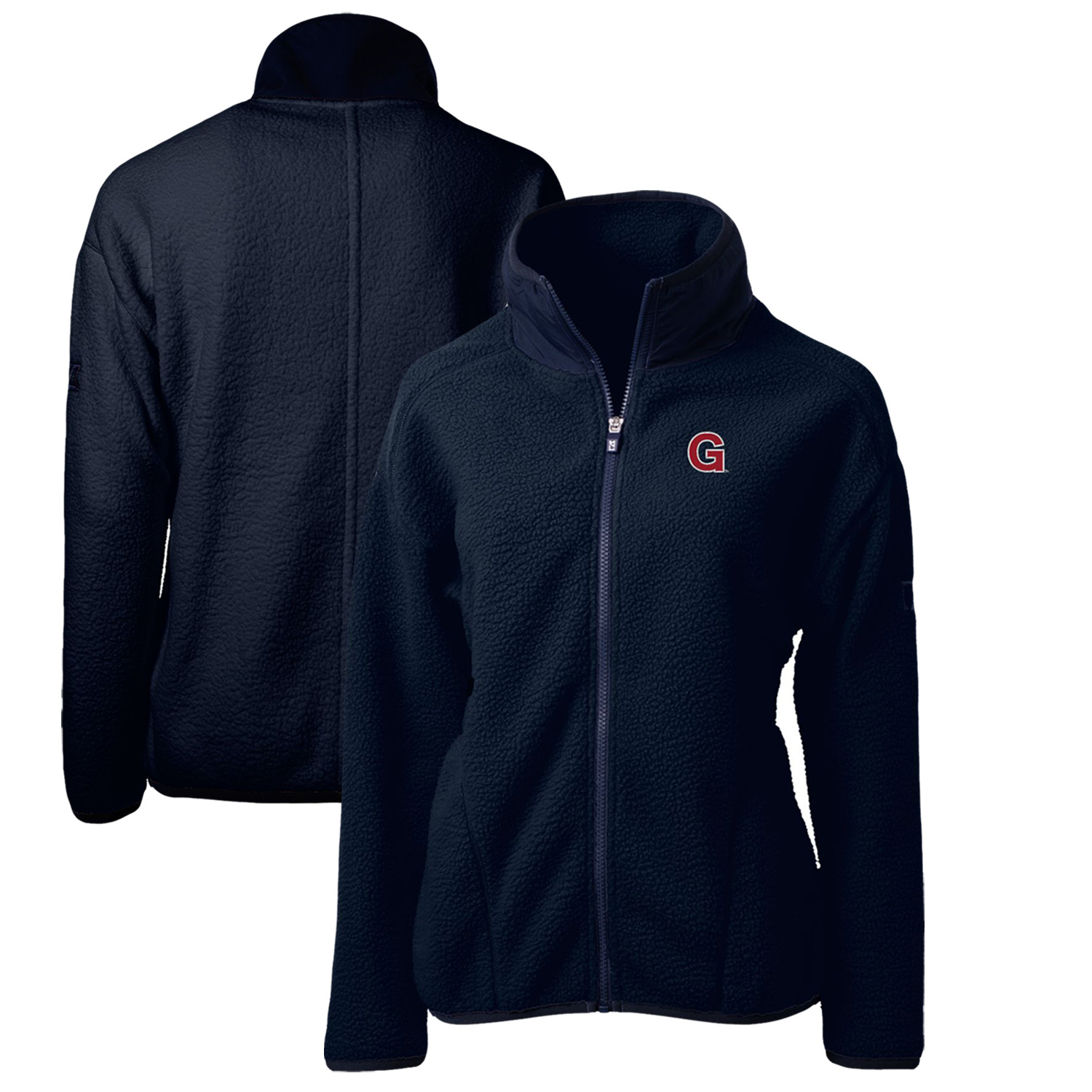 Women’s Cutter & Buck Navy Gonzaga Bulldogs Cascade Eco Sherpa Full-Zip Fleece Jacket Women’s Cutter & Buck Navy Gonzaga Bulldogs Cascade Eco Sherpa Full-Zip Fleece Jacket