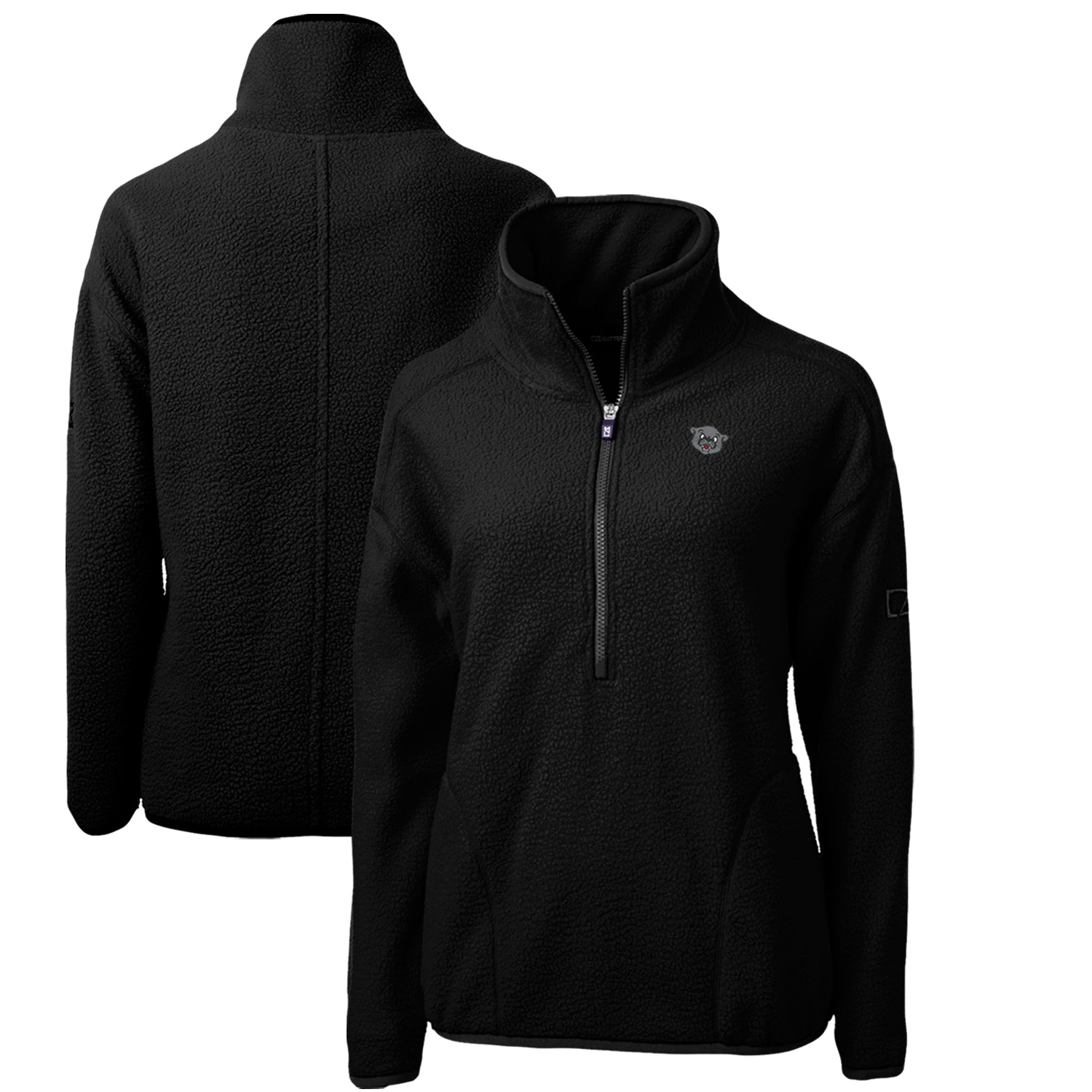 Women’s Cutter & Buck Black Cincinnati Bearcats Cascade Eco Sherpa Fleece Half-Zip Pullover Jacket Women’s Cutter & Buck Black Cincinnati Bearcats Cascade Eco Sherpa Fleece Half-Zip Pullover Jacket