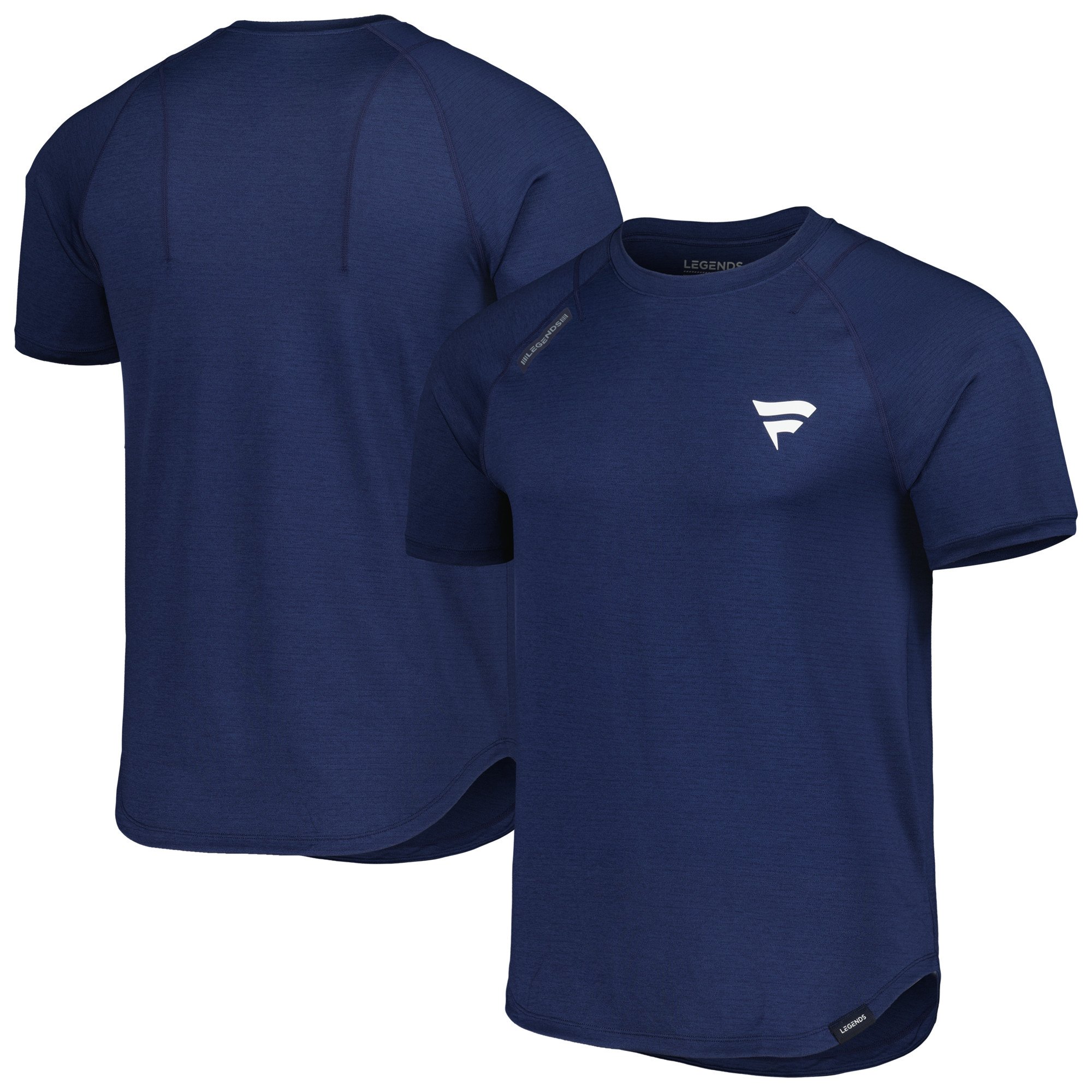 T-shirt raglan in tri-blend Enzo Corporate LEGENDS Navy Fanatics da uomo