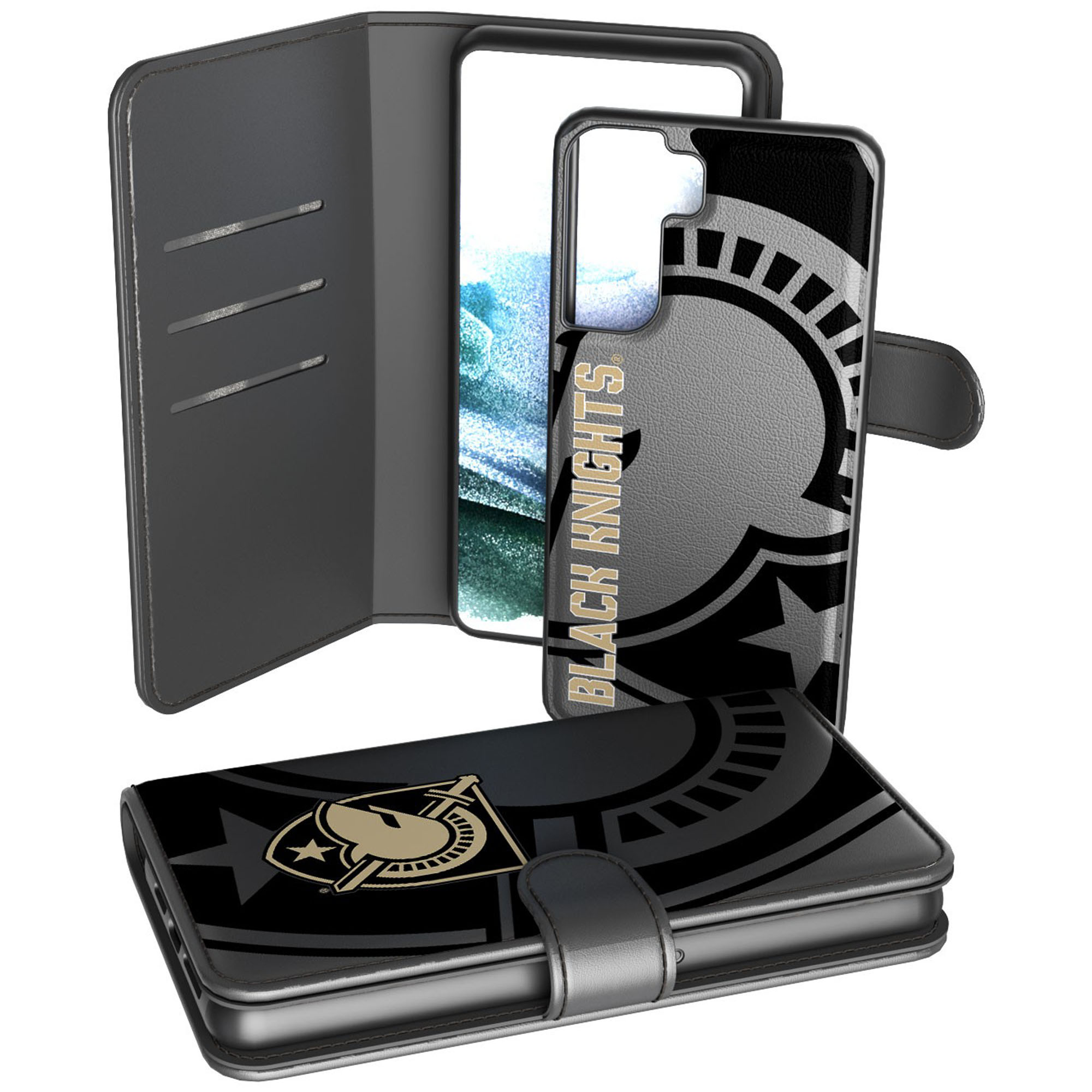 Army Black Knights Samsung Galaxy Mono Tilt Wallet Case Army Black Knights Samsung Galaxy Mono Tilt Wallet Case
