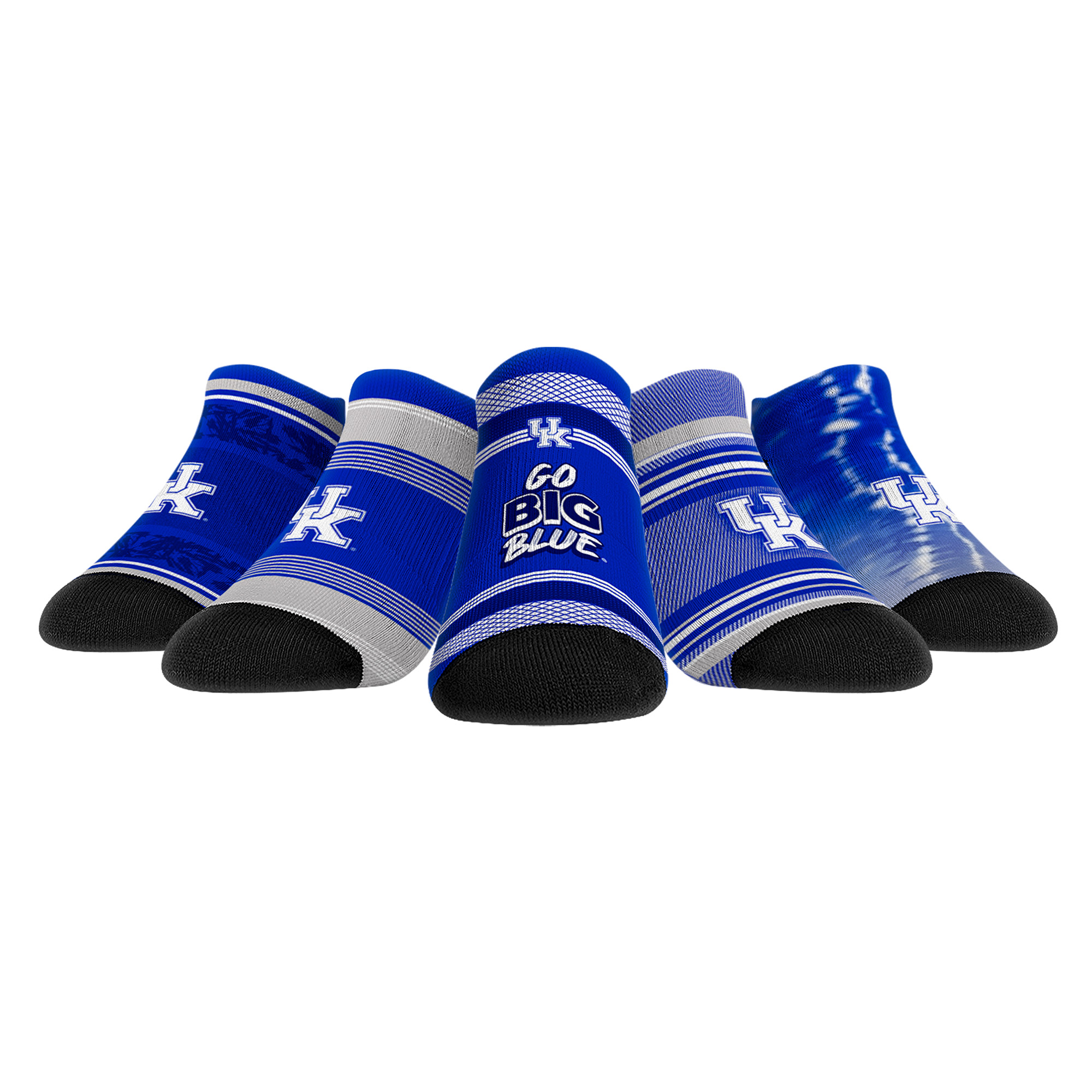 Unisex Rock Em   Kentucky Wildcats Super Fan Five-Pack Low-Cut Socks Set