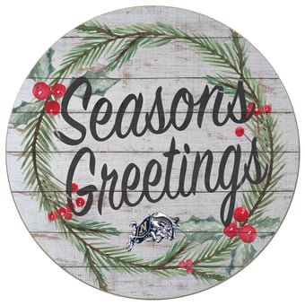 Navy Midshipmen 20'' x 20'' Season's Greetings Circle