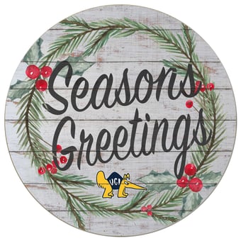 UC Irvine Anteaters 20'' x 20'' Season's Greetings Circle