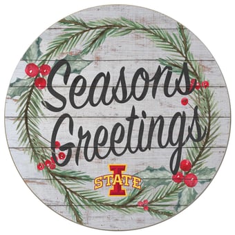 Iowa State Cyclones 20'' x 20'' Season's Greetings Circle