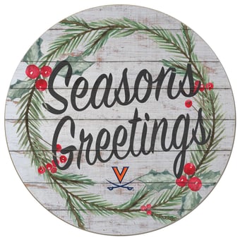 Virginia Cavaliers 20'' x 20'' Season's Greetings Circle