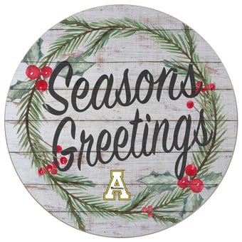 Appalachian State Mountaineers 20'' x 20'' Season's Greetings Circle