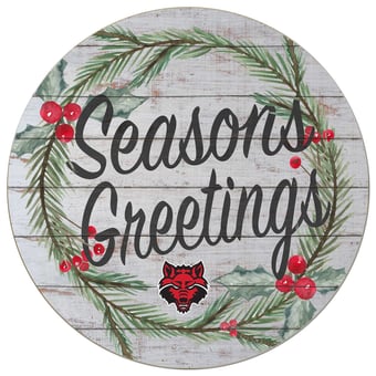 Arkansas State Red Wolves 20'' x 20'' Season's Greetings Circle