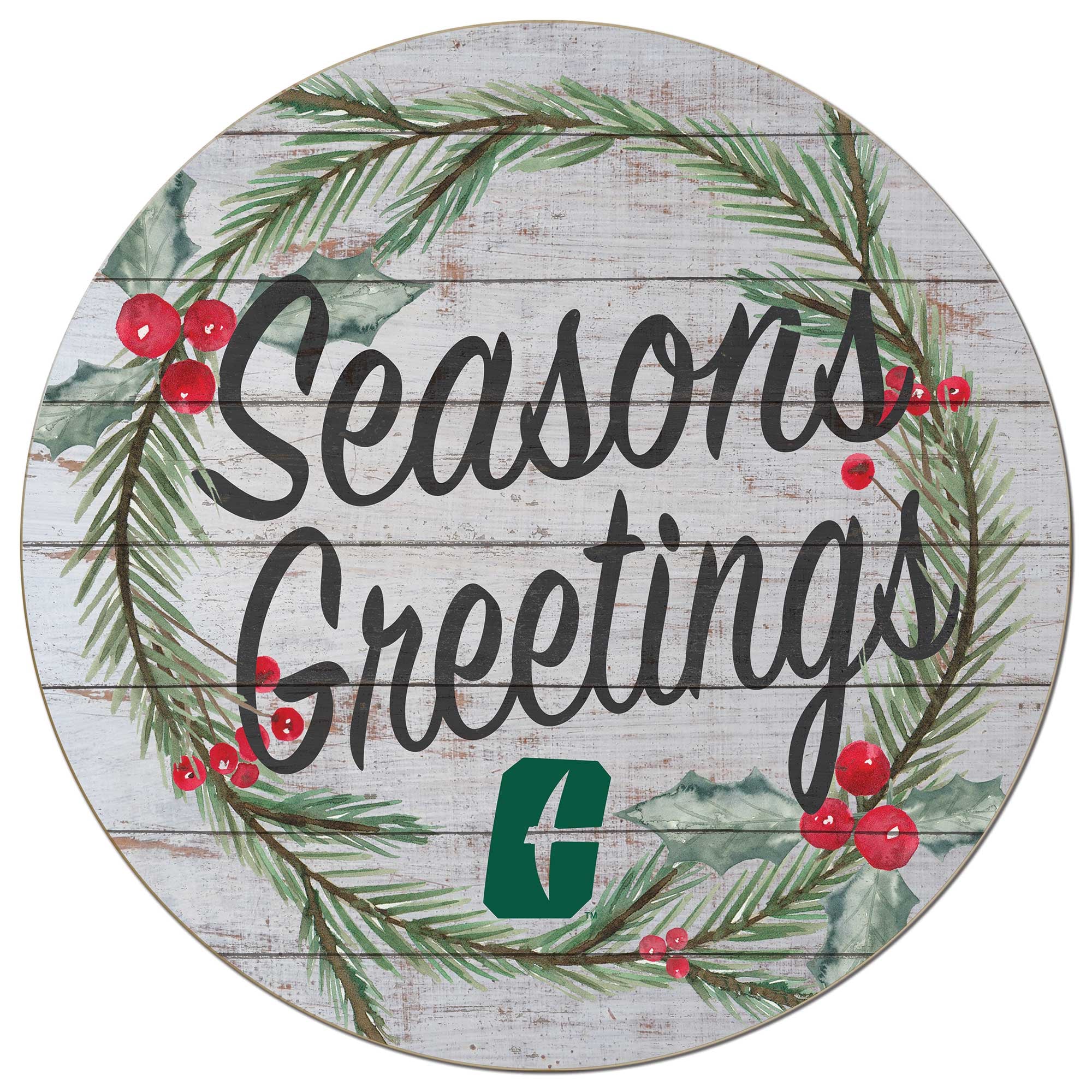 Charlotte 49ers 20'' x 20'' Season's Greetings Circle