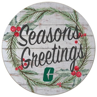 Charlotte 49ers 20'' x 20'' Season's Greetings Circle