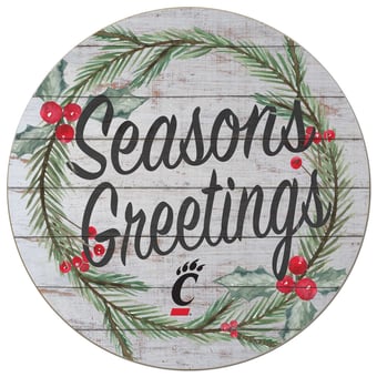 Cincinnati Bearcats 20'' x 20'' Season's Greetings Circle