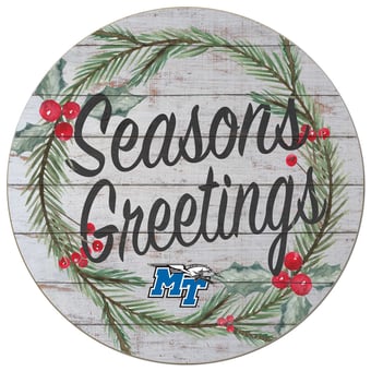 MTSU Blue Raiders 20'' x 20'' Season's Greetings Circle