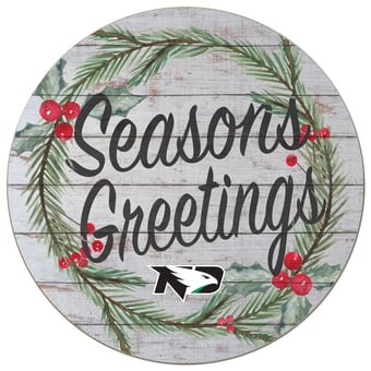 North Dakota 20'' x 20'' Season's Greetings Circle