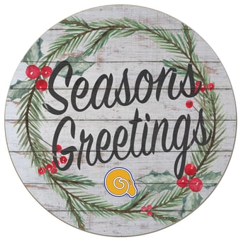 Albany State Golden Rams 20'' x 20'' Season's Greetings Circle