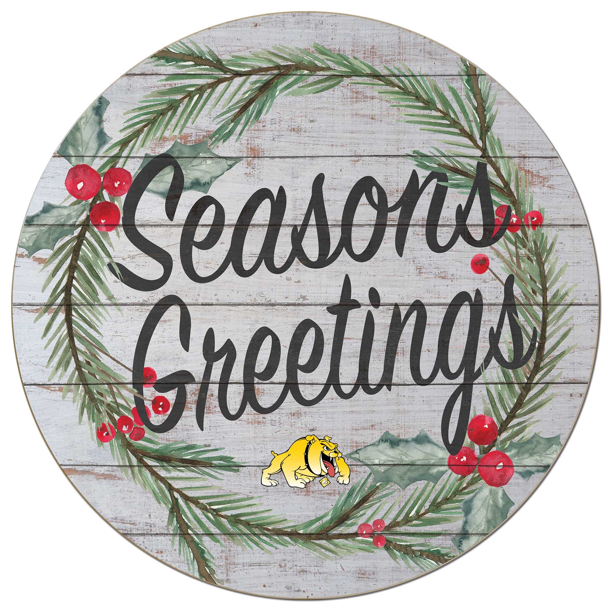 Bowie State Bulldogs 20'' x 20'' Season's Greetings Circle
