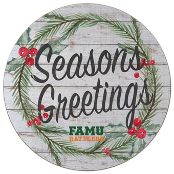 Florida A&M Rattlers 20'' x 20'' Season's Greetings Circle
