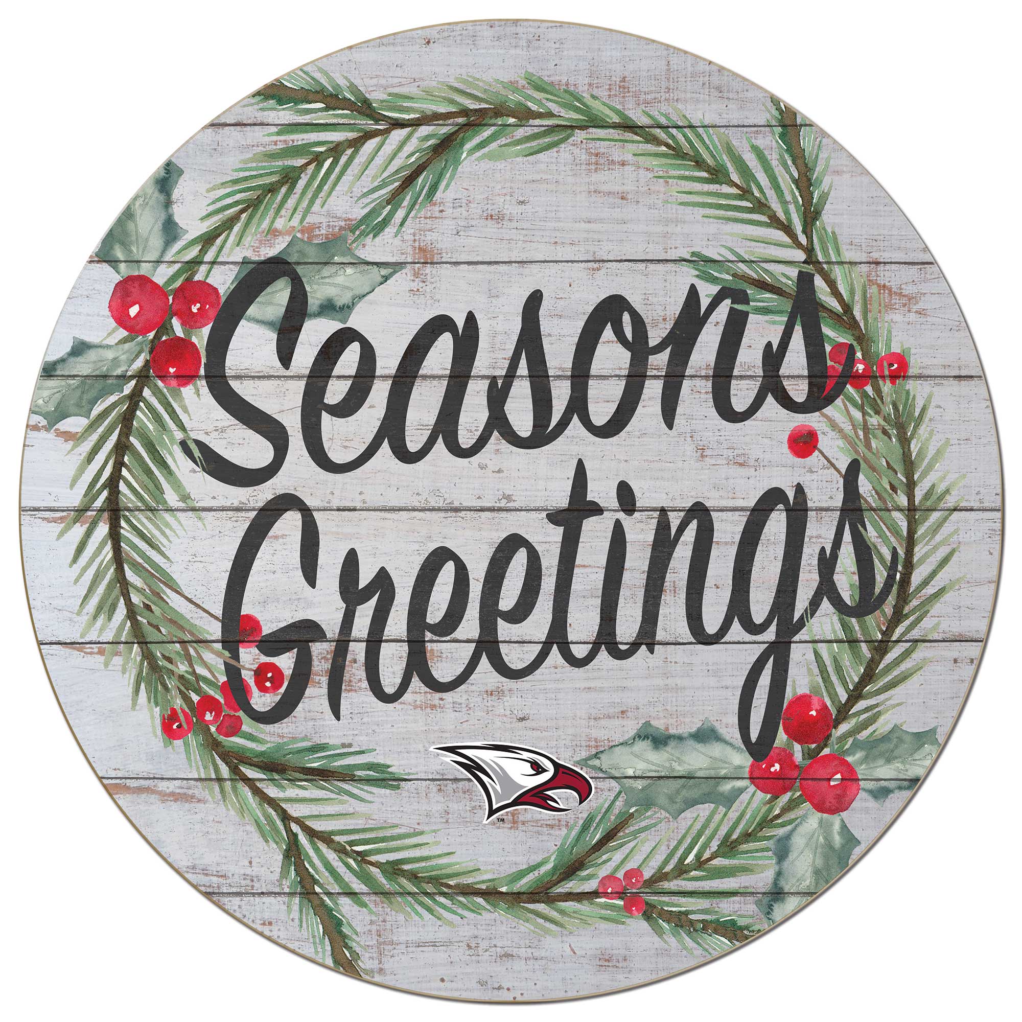 North Carolina Central Eagles 20'' x 20'' Season's Greetings Circle