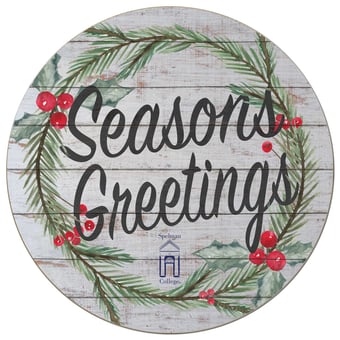 Spelman College Jaguars 20'' x 20'' Season's Greetings Circle