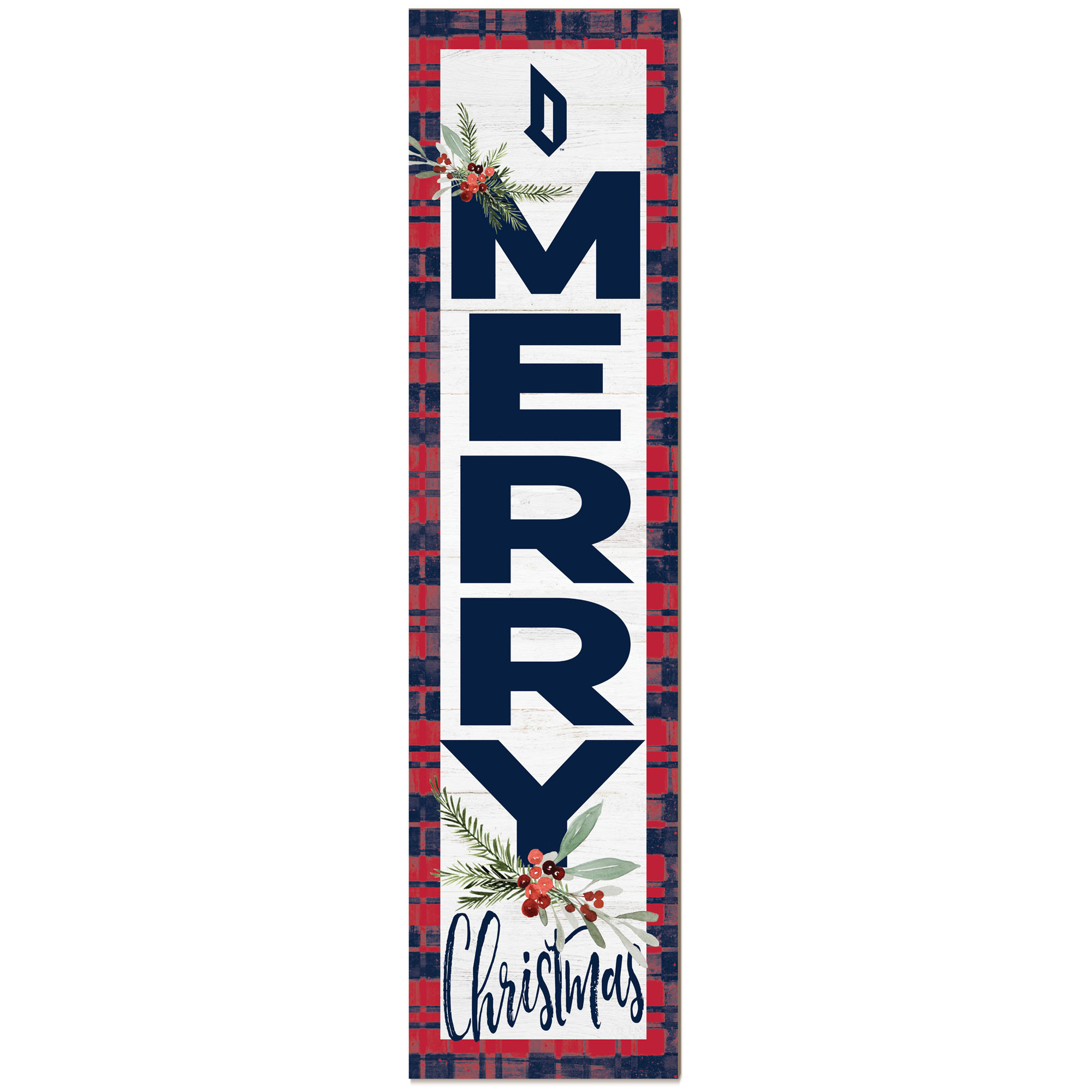 Duquesne Dukes 12'' x 48'' Outdoor Christmas Leaner